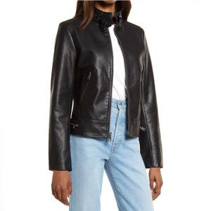 LEVI'S Faux Leather Racer Jacket
